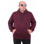 Moc Grande 11700 Mürdüm Kapüşonlu Erkek Sweatshirt