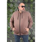 Moc Grande 11701 Taba 3 İp Kapüşonlu Erkek Sweatshirt