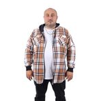 Moc Grande 22204 Lacivert Büyük Beden Çift Cep Kapüşonlu Erkek Sweatshirt