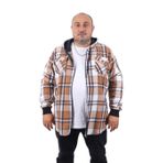 Moc Grande 22204 Lacivert Büyük Beden Çift Cep Kapüşonlu Erkek Sweatshirt