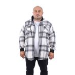 Moc Grande 22205 Siyah Büyük Beden Çift Cep Kapüşonlu Erkek Sweatshirt