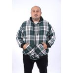 Moc Grande 22209 Nefti Kangaroo Pocket Stripe Oduncu Gömlek Erkek Sweatshirt