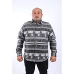 Moc Grande 22211 Siyah MC Rug Print Oduncu Erkek Gömlek