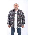 Moc Grande 22212 Siyah MC Three Rug Print Oduncu Erkek Gömlek