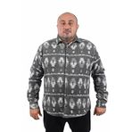 Moc Grande 22212 Yeşil MC Three Rug Print Oduncu Erkek Gömlek
