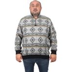 Moc Grande 22220 Haki Oduncu Polo Yaka Fermuarlı Erkek Sweatshirt