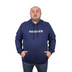 Moc Grande 22701 Lacivert Büyük Beden Rebirth Kapüşonlu Erkek Sweatshirt
