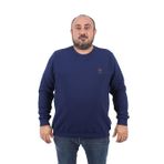 Moc Grande 22712 Indigo Büyük Beden Gipeli Casual Erkek Sweatshirt