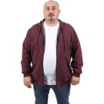 Moc Grande 22718 Bordo Büyük Beden Direction Erkek Sweatshirt