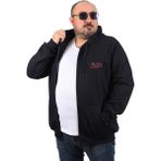 Moc Grande 22724 Lacivert Ninety One Büyük Beden Kapüşonlu Erkek Sweatshirt