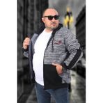 Moc Grande 22726 Siyah Büyük Beden Frontier Erkek Sweatshirt