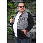 Moc Grande 22727 Siyah Büyük Beden New York College Erkek Sweatshirt