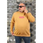 Moc Grande 22731 Vizon Moon Büyük Beden Erkek Sweatshirt