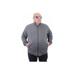 Moc Grande 22750 Gri Melanj Fermuarlı Erkek Sweatshirt