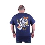 Moc Grande 23107 Butterfly Marin Sıfır Yaka Erkek T-shirt
