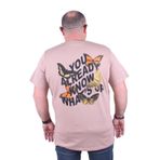 Moc Grande 23107 Büyük Beden Basic Bej Erkek T-shirt