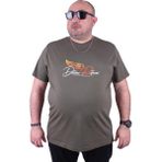 Moc Grande 23112 Wings Büyük Beden Haki Erkek T-shirt