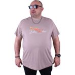 Moc Grande 23112 Wings Büyük Beden Toprak Erkek T-shirt