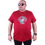 Moc Grande 23119 Sıfır Yaka Summer Bordo Erkek T-shirt
