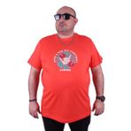 Moc Grande 23119 Summer Büyük Beden Nar Çiçeği Erkek T-shirt