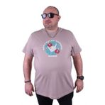 Moc Grande 23119 Summer Büyük Beden Toprak Erkek T-shirt