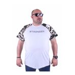 Moc Grande 23146 Raglan Sleeve Camouflage Beyaz Erkek T-shirt