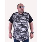 Moc Grande 23147 Shoulder Line Camouflage Füme Erkek T-shirt