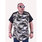 Moc Grande 23147 Shoulder Line Camouflage Haki Erkek T-shirt
