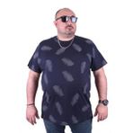 Moc Grande 23149 Büyük Beden Basic Lacivert Erkek T-shirt