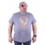 Moc Grande 23172 Headphone Büyük Beden Gri Erkek T-shirt