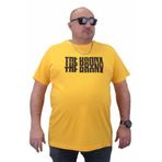 Moc Grande 23174 Büyük Beden Basic Sarı Erkek T-shirt