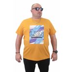 Moc Grande 23183 Sıfır Yaka Ldn Hardal Erkek T-shirt