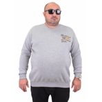 Moc Grande 23203 Conture Club Gri Melanj Erkek Sweatshirt