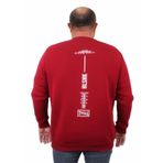 Moc Grande 23204 Bordo Sıfır Yaka Erkek Sweatshirt