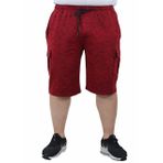 Moc Grande 23611 Broken Glass Bordo Erkek Şort