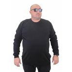 Moc Grande 23750 Siyah Basic Sıfır Yaka Triko Erkek Kazak