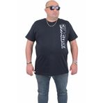 Moc Grande 24126 Büyük Beden Basic Lacivert Erkek T-shirt