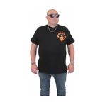 Moc Grande 24127 Büyük Beden Basic Siyah Erkek T-shirt