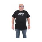 Moc Grande 24128 Büyük Beden Basic Siyah Erkek T-shirt