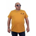 Moc Grande 24132 Sıfır Yaka Gang Hardal Erkek T-shirt