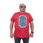 Moc Grande 24138 Büyük Beden Basic Kırmızı Erkek T-shirt