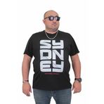 Moc Grande 24139 Büyük Beden Basic Siyah Erkek T-shirt