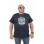 Moc Grande 24141 Büyük Beden Basic Lacivert Erkek T-shirt