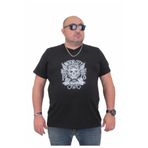 Moc Grande 24141 Büyük Beden Basic Siyah Erkek T-shirt