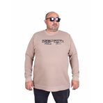 Moc Grande 24205 Camel Sıfır Yaka Erkek Sweatshirt