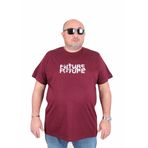 Moc Grande 25138 The Future Mürdüm Sıfır Yaka Erkek T-shirt