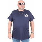 Moc Grande 25141 King Lacivert Sıfır Yaka Erkek T-shirt