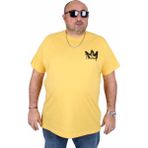 Moc Grande 25141 King Sarı Sıfır Yaka Erkek T-shirt