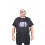 Moc Grande 25145 California Siyah Sıfır Yaka Erkek T-shirt