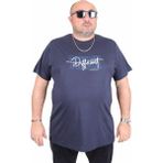Moc Grande 25148 Different Lacivert Sıfır Yaka Erkek T-shirt